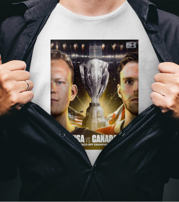 USA Vs Canada 4 Nations Face-Off Championship Game Nations Cup T-Shirt