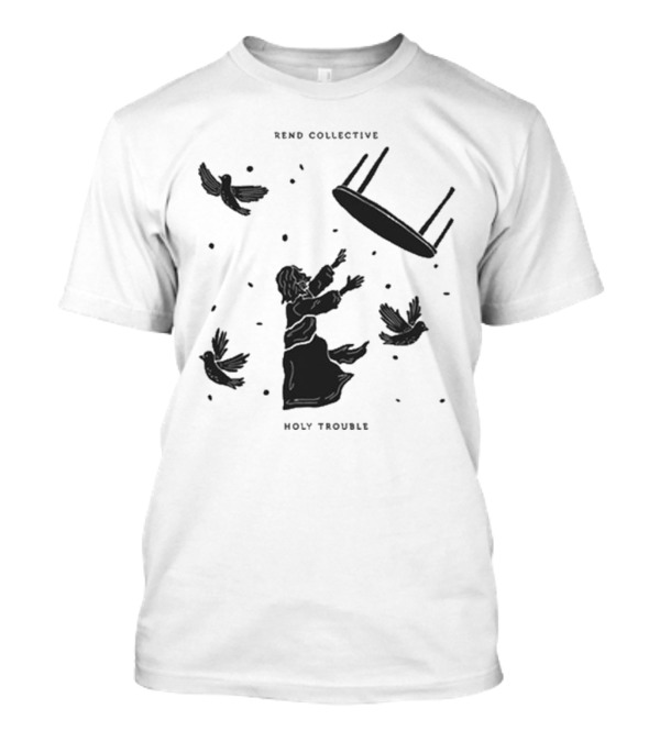 Rend Collective Holy Trouble Flying Table And Birds T-Shirt