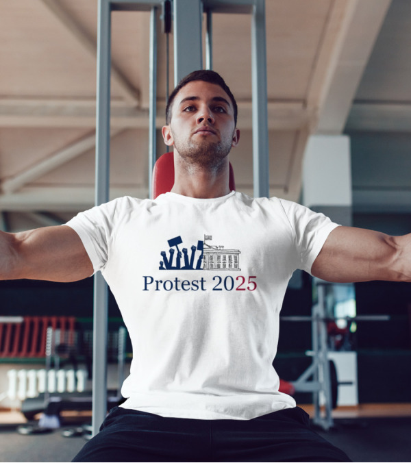 Protest 2025 Hands Off Raised Fists And Signs T-Shirt
