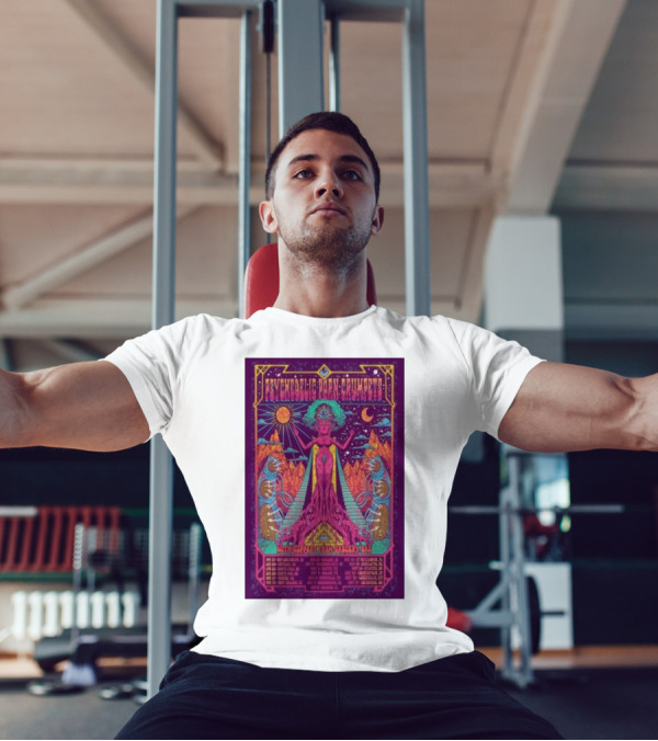 Psychedelic Porn Crumpets 2025 Tour Santa Ana April 26 With Support From Crocodylus T-Shirt
