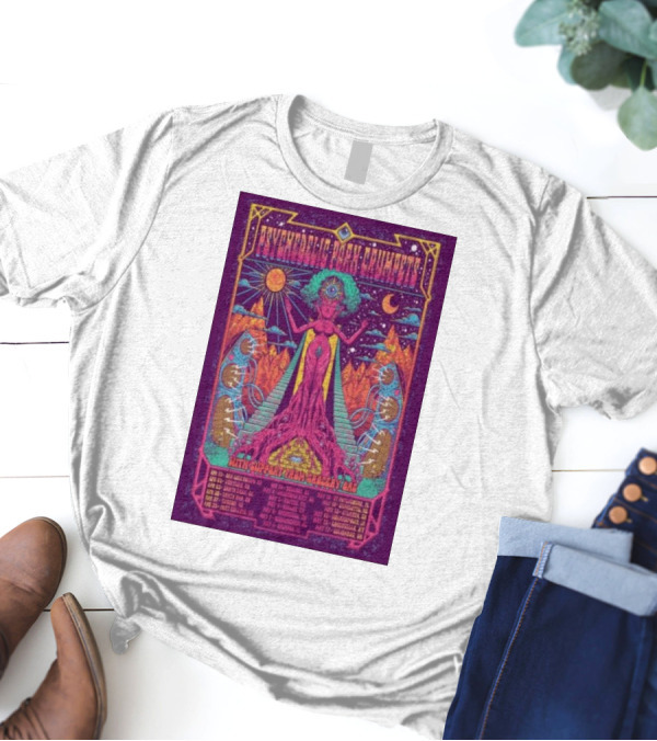 Psychedelic Porn Crumpets 2025 Tour Santa Ana April 26 With Support From Crocodylus T-Shirt