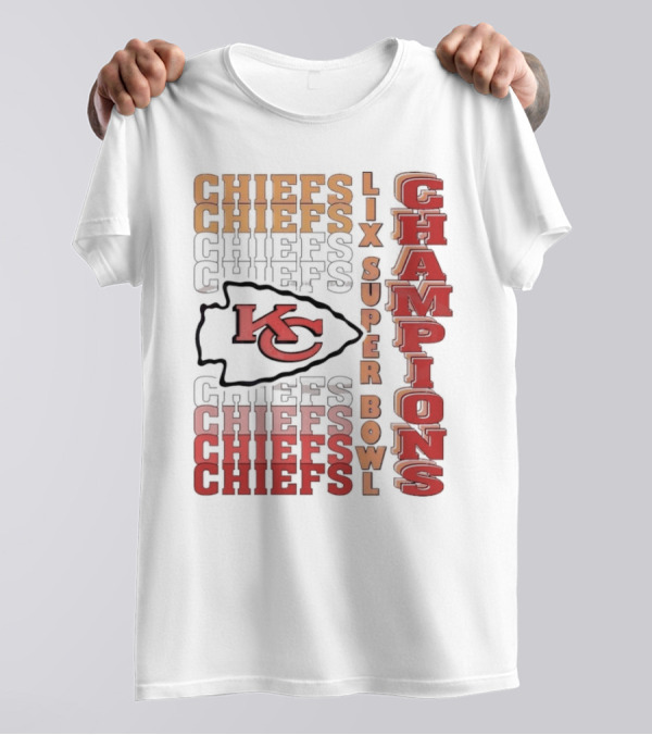 Chiefs Chiefs LIX Super Bowl Champions KC T-Shirt