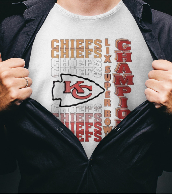 Chiefs Chiefs LIX Super Bowl Champions KC T-Shirt