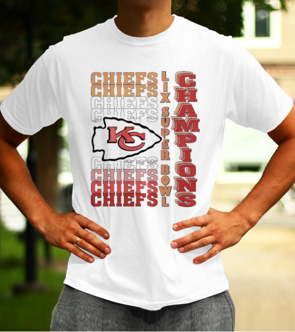 Chiefs Chiefs LIX Super Bowl Champions KC T-Shirt