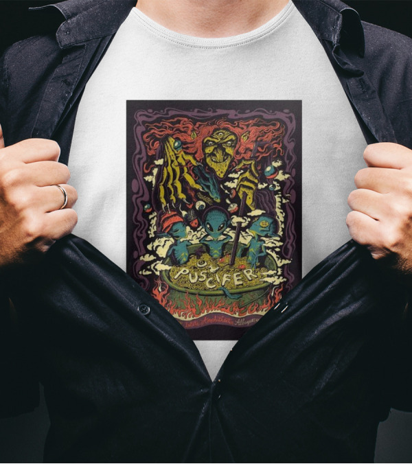 Puscifer Isleta Amphitheater Albuquerque April 27 2025 Alien Theme T-Shirt