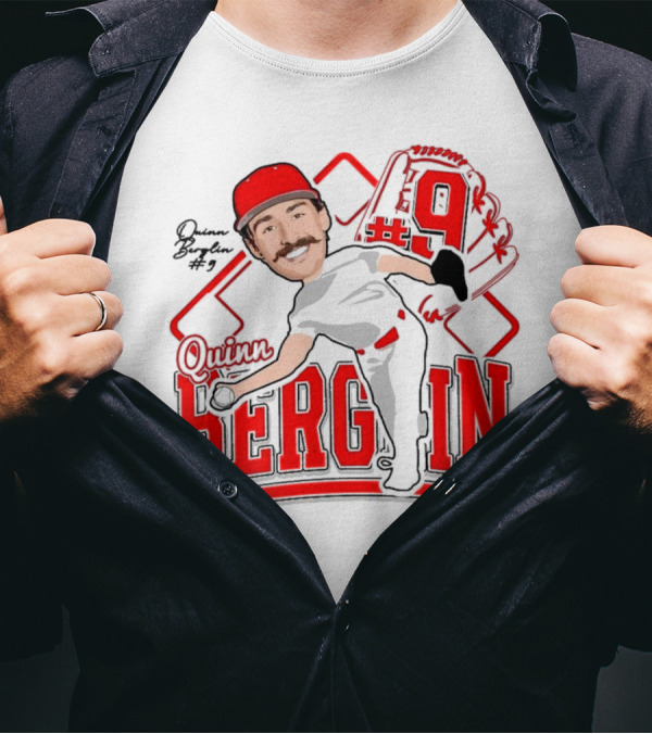 Quinn Berglin Baseball 2025 Glove Number 9 T-Shirt