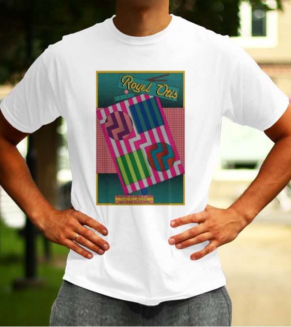 Royel Otis Friko Tour The Fillmore October 17 2024 San Francisco CA Vibrant Geometric Design T-Shirt