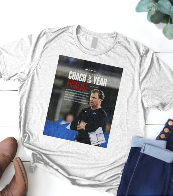 2024 Eddie Robinson Coach Of The Year Finalist SMU Mustangs Recognizing Outstanding Contributions T-Shirt