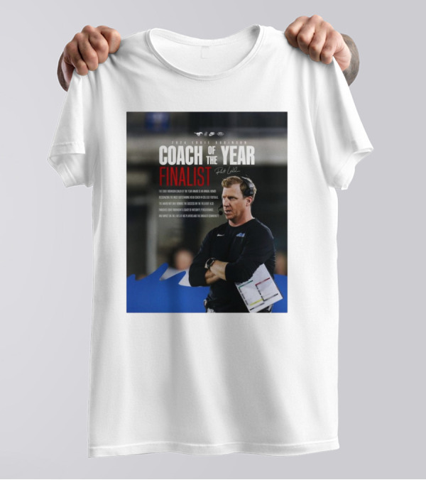 2024 Eddie Robinson Coach Of The Year Finalist SMU Mustangs Recognizing Outstanding Contributions T-Shirt