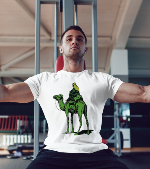 Skyler Silk Road Free Ross Camel Graphic T-Shirt