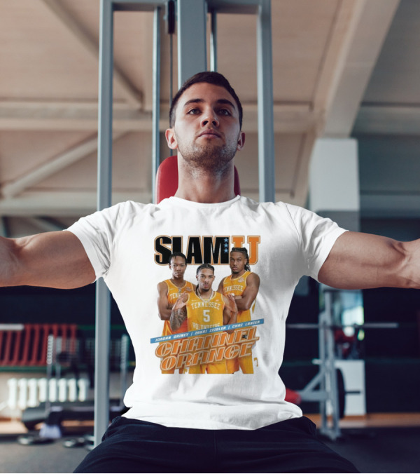 SLAMU Tennessee Volunteers Jordan Gainey Zakai Zeigler Chaz Lanier Channel Orange T-Shirt