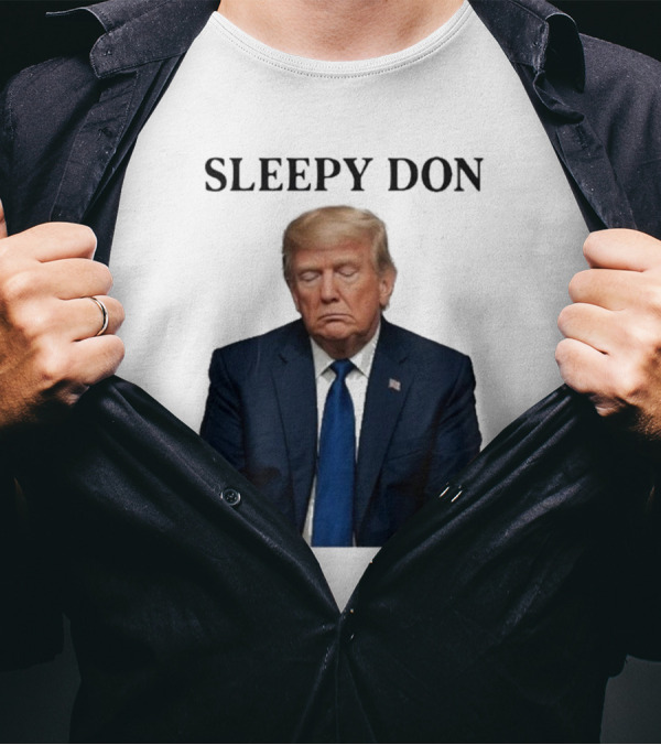 Sleepy Don Donald Trump Sleepy Joe Image T-Shirt