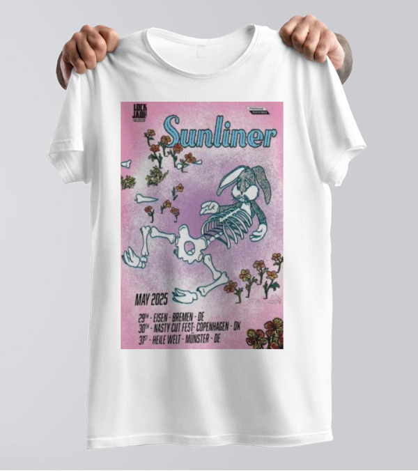 Sunliner May 2025 Tour Dates Eisen Bremen Nasty Cut Fest Copenhagen Heile Welt Münster T-Shirt
