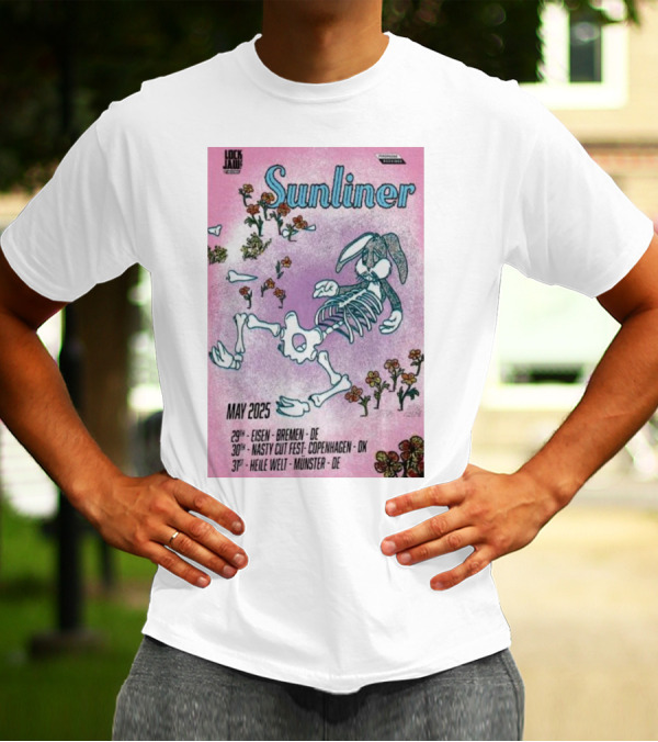 Sunliner May 2025 Tour Dates Eisen Bremen Nasty Cut Fest Copenhagen Heile Welt Münster T-Shirt