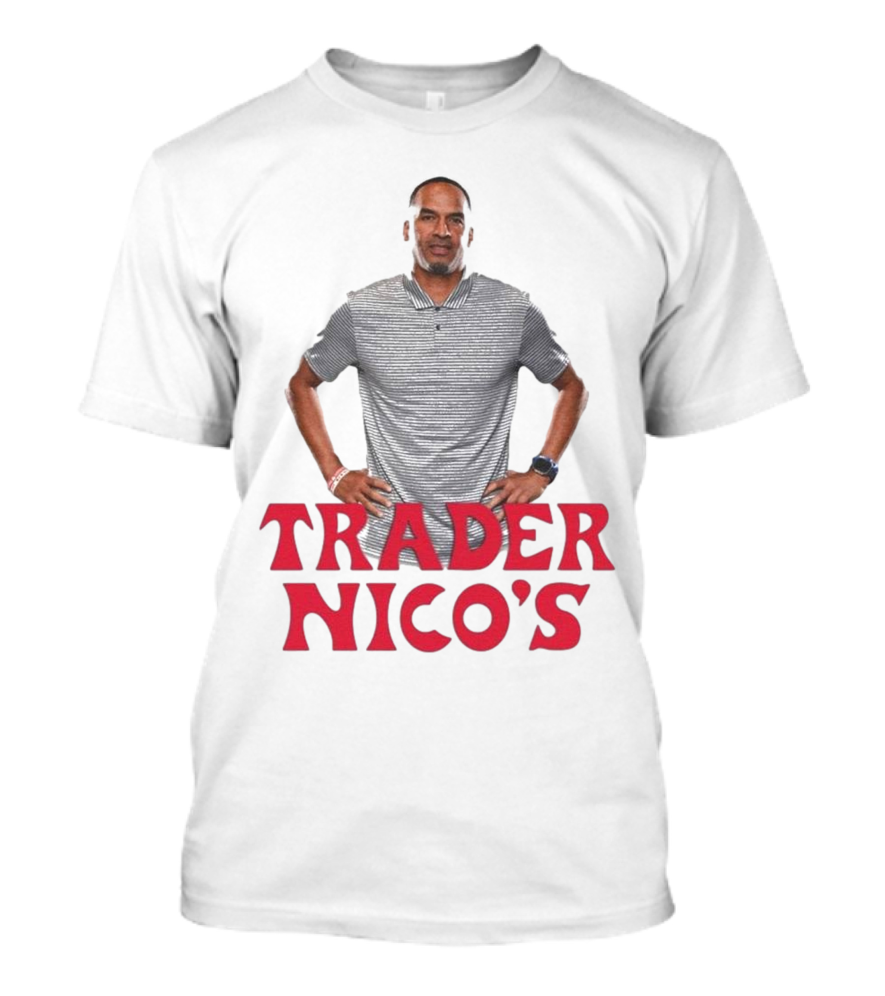 TRADER NICO'S Striped Polo Outfit T-Shirt