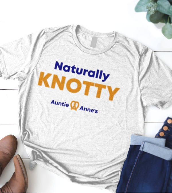 Naturally Knotty Auntie Anne’s Pretzel Logo T-Shirt