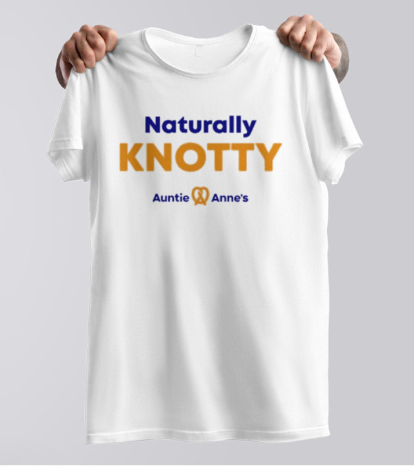 Naturally Knotty Auntie Anne’s Pretzel Logo T-Shirt