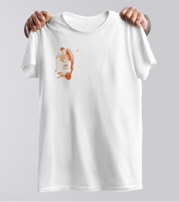 Ask Me About My Parlay Wrestling Pose Graphic Beige And Brown T-Shirt
