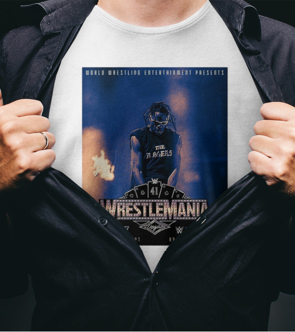 World Wrestling Entertainment Presents WrestleMania 41 Vegas April 19 2025 The Ragers WWE 2K25 T-Shirt