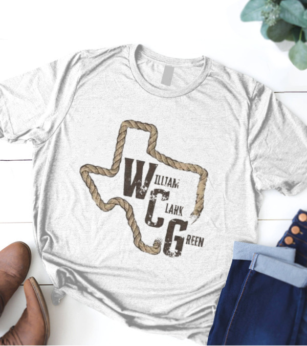 William Clark Green WCG Texas Rope Outline T-Shirt