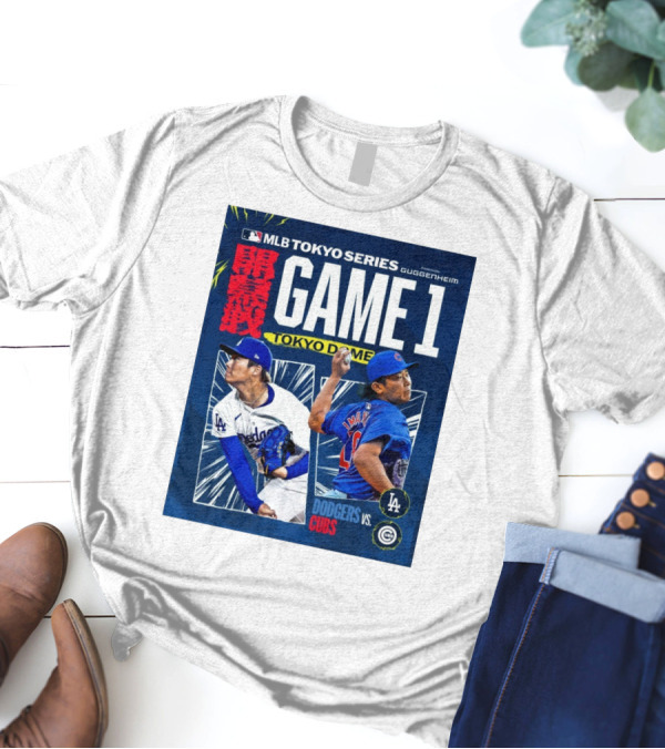 MLB Tokyo Series Game 1 Tokyo Dome Dodgers Vs Cubs Yoshinobu Yamamoto Shota Imanaga T-Shirt