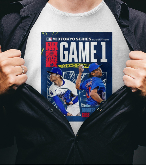 MLB Tokyo Series Game 1 Tokyo Dome Dodgers Vs Cubs Yoshinobu Yamamoto Shota Imanaga T-Shirt