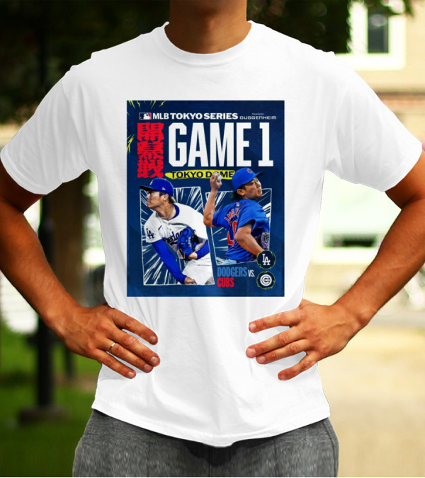 MLB Tokyo Series Game 1 Tokyo Dome Dodgers Vs Cubs Yoshinobu Yamamoto Shota Imanaga T-Shirt