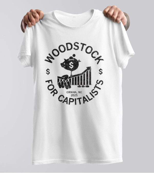 Woodstock For Capitalists Omaha Ne 2025 Dollar Sign Bird Icon T-Shirt