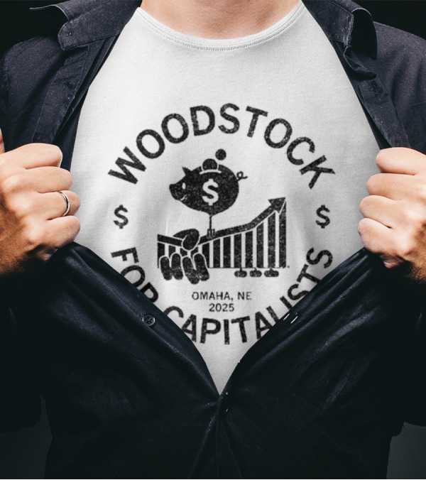 Woodstock For Capitalists Omaha Ne 2025 Dollar Sign Bird Icon T-Shirt