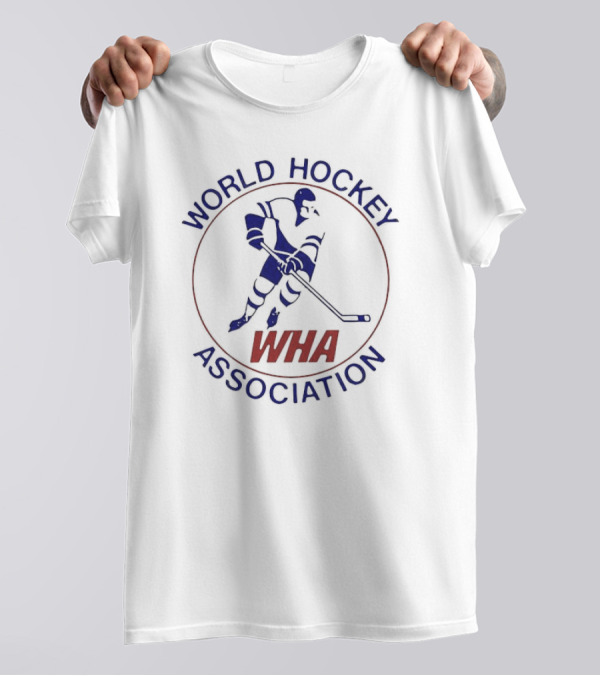 World Hockey Association WHA Player Emblem T-Shirt