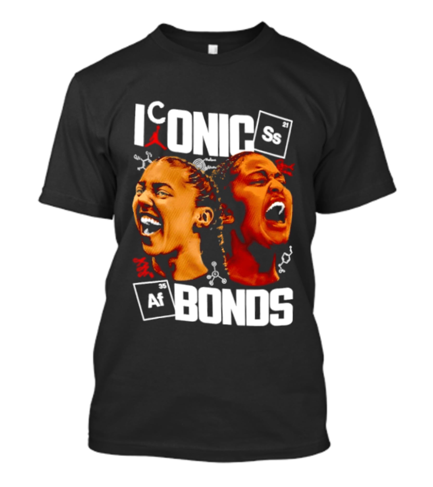 Iconic Bonds Chemistry Basketball Player T-Shirt