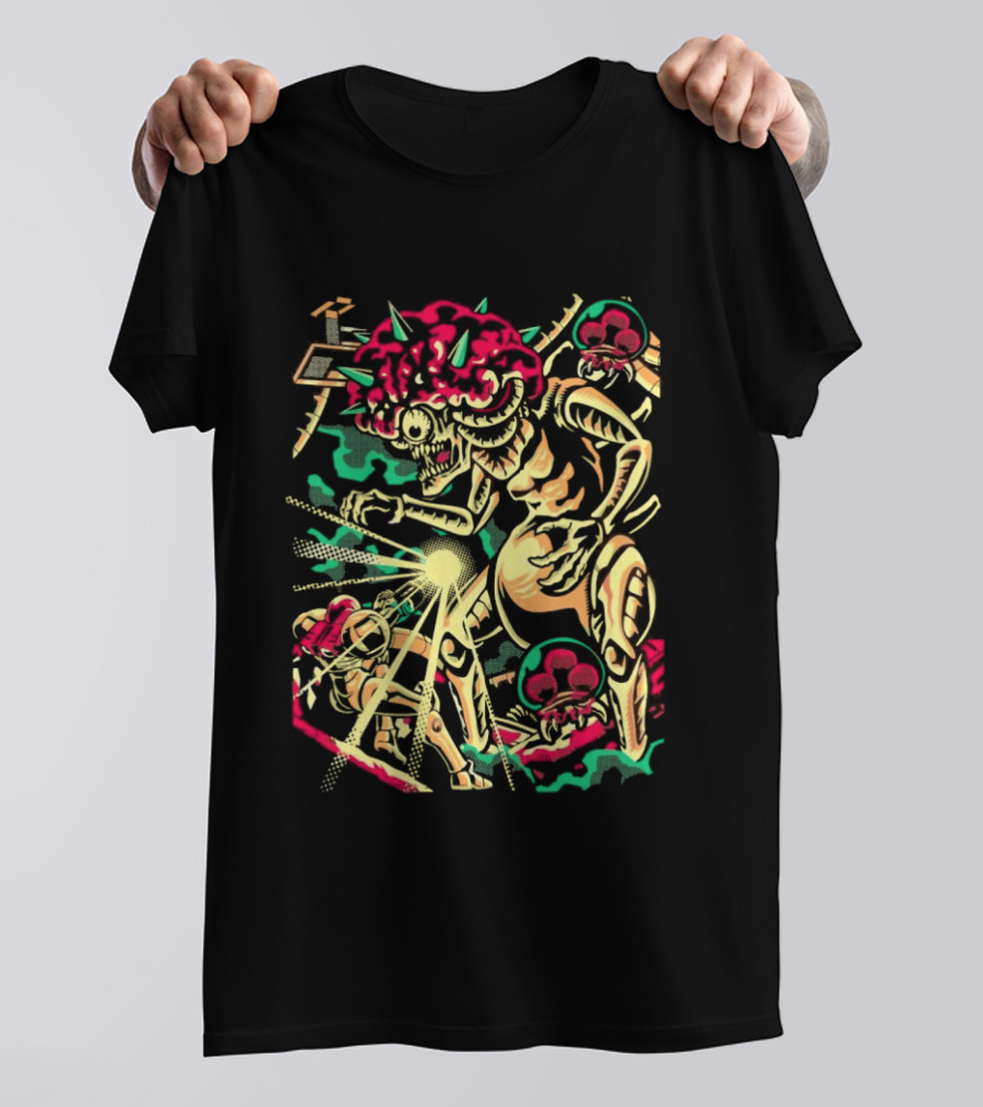 Arace Rampage Energetic Monster Battle Explosion T-Shirt