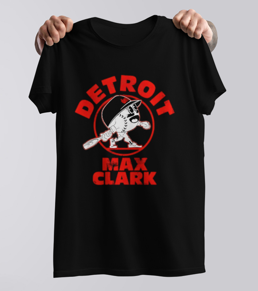 Detroit Tigers Max Clark Baseball Buddies T-Shirt