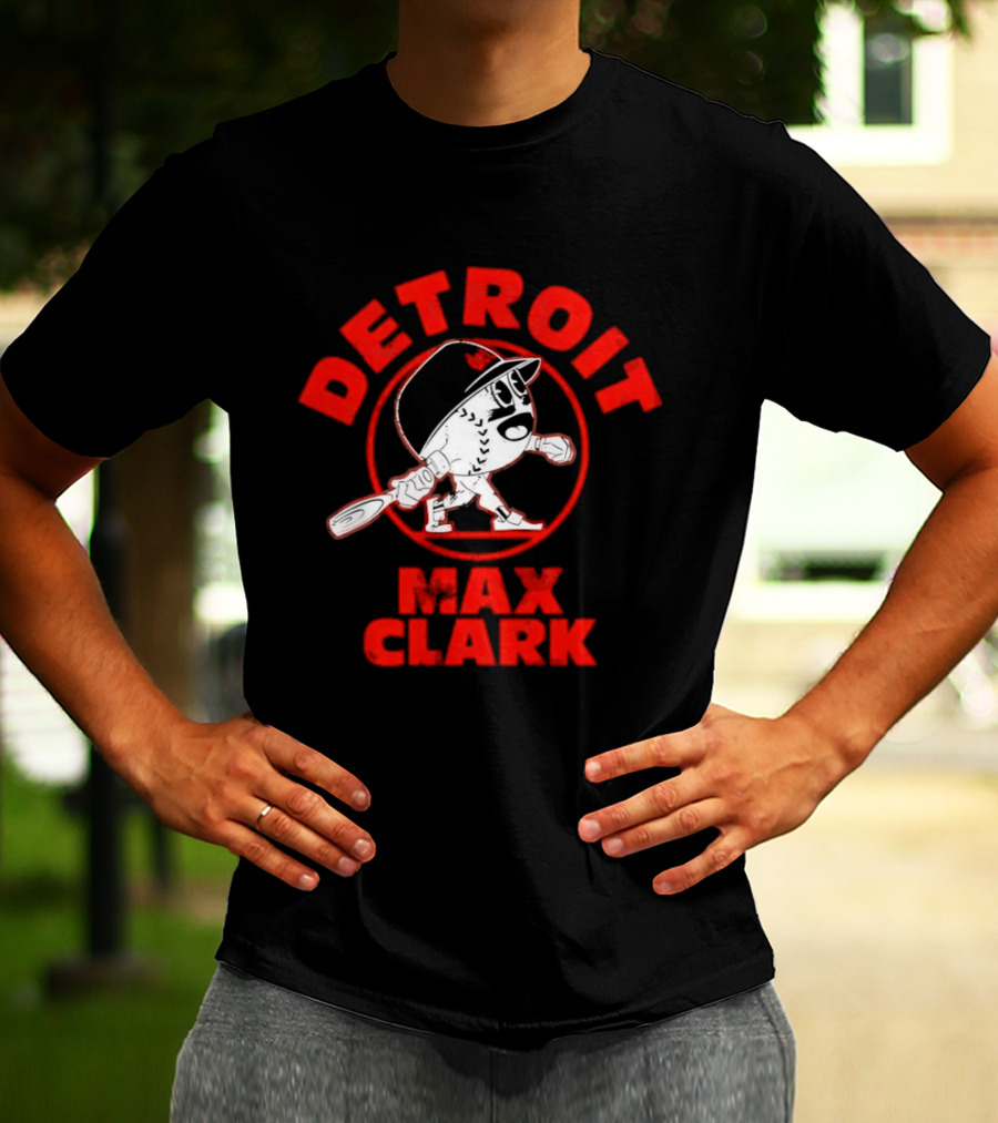 Detroit Tigers Max Clark Baseball Buddies T-Shirt