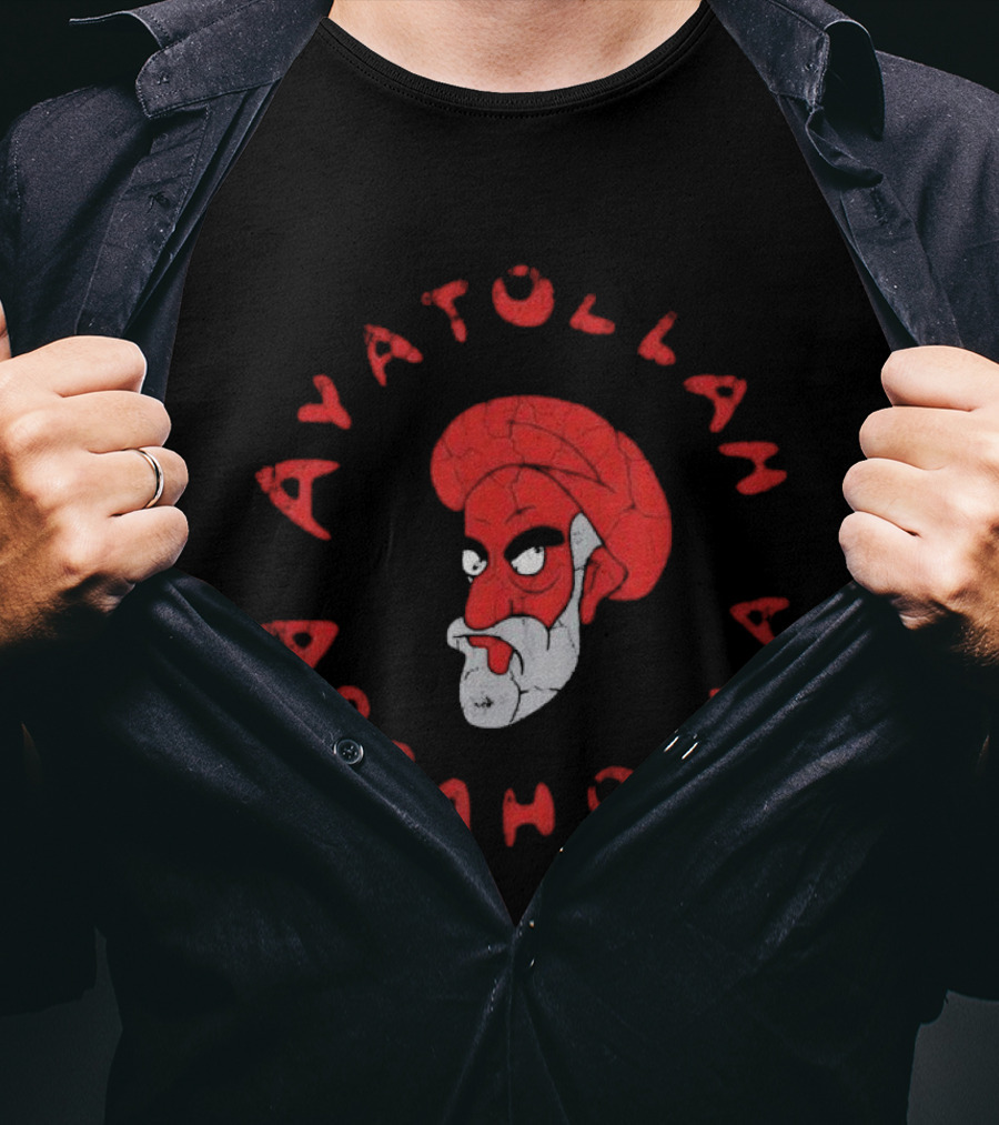 Ayatollah Assaholla Red Face T-Shirt