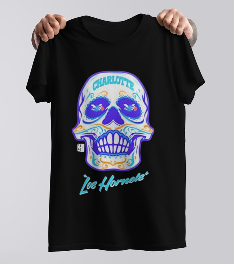 Charlotte Los Hornets Día De Los Muertos 2026 Celebration T-Shirt