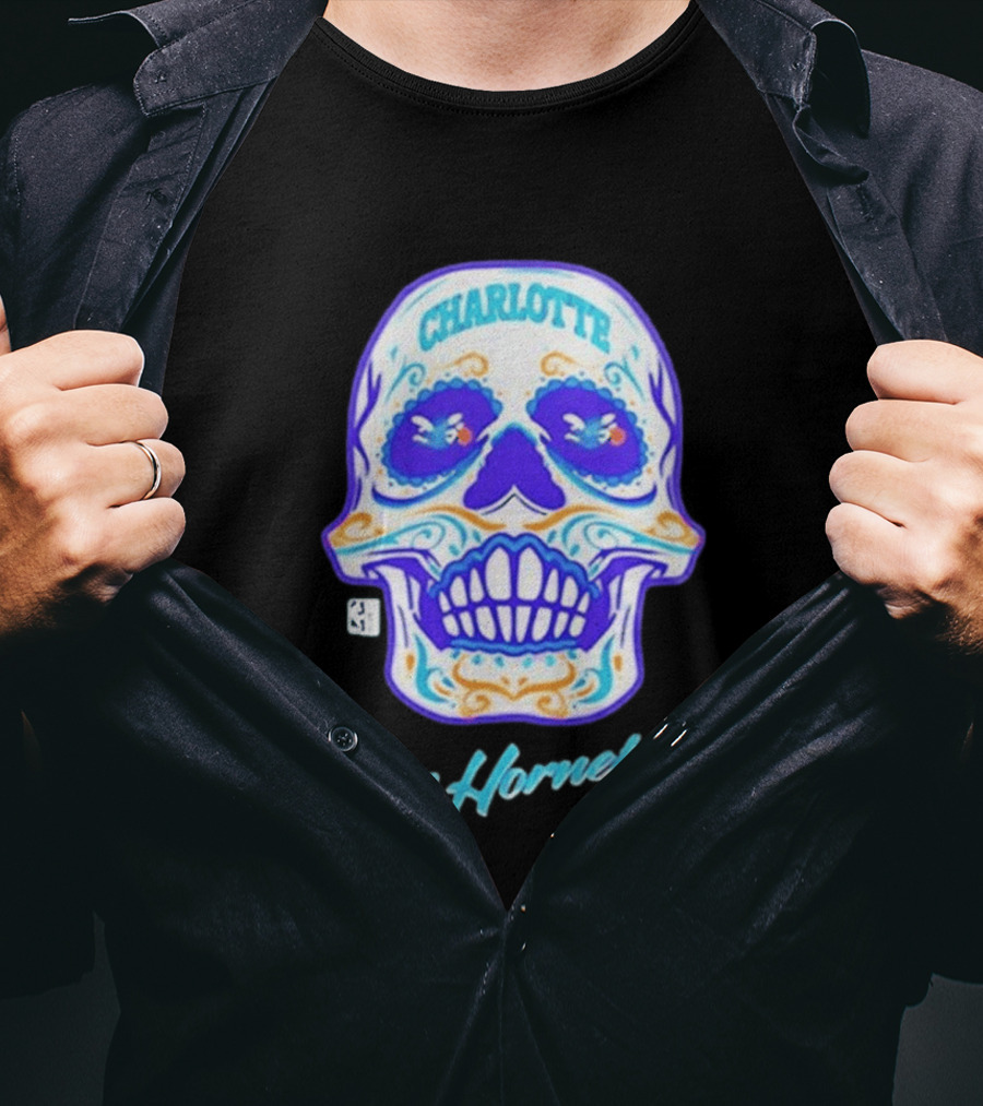 Charlotte Los Hornets Día De Los Muertos 2026 Celebration T-Shirt