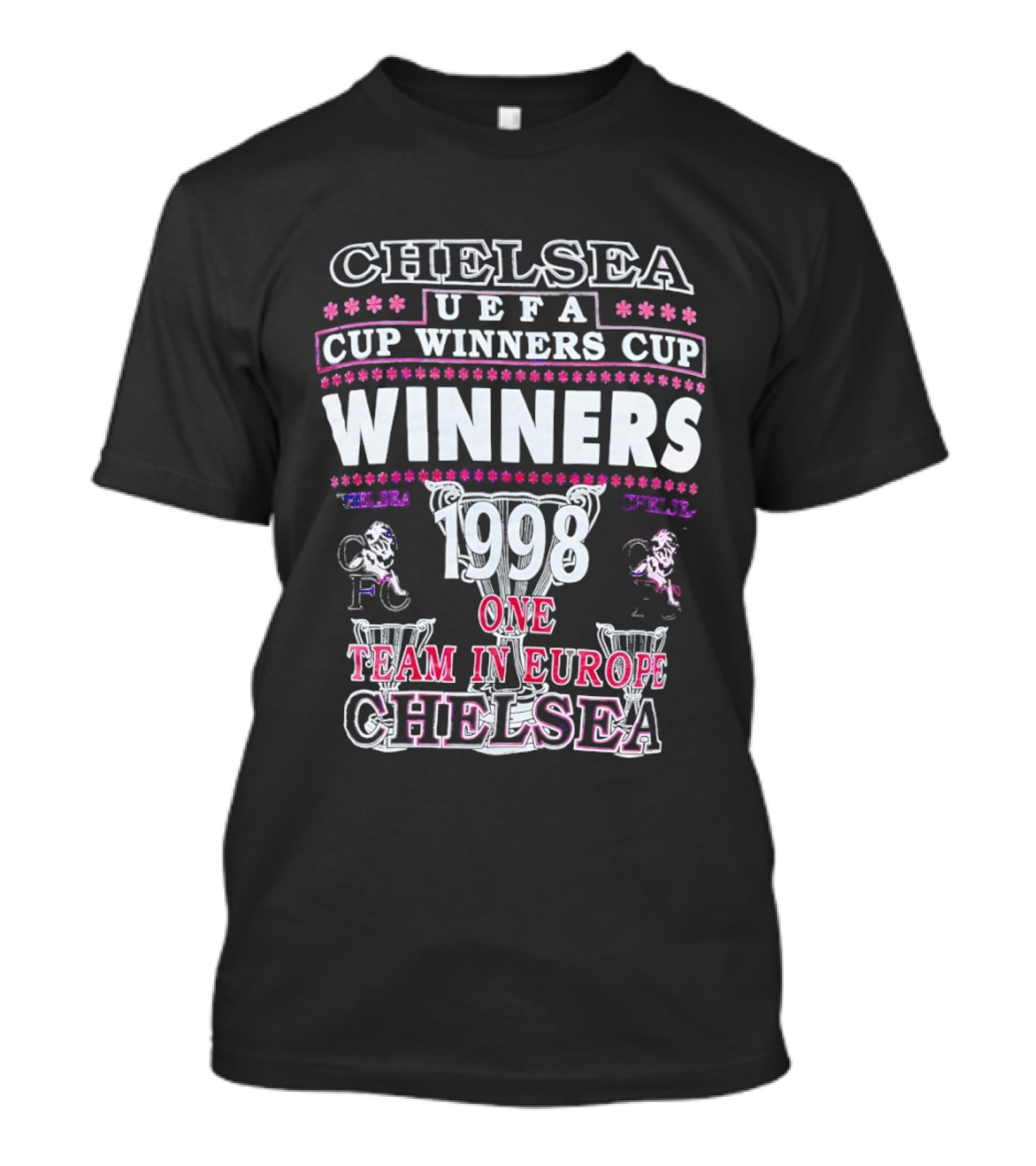 Chelsea UEFA Cup Winners Cup Victors 1998 One Team In Europe T-Shirt