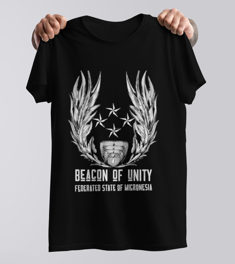 Beacon Of Unity Federated State Of Micronesia Four Stars Laurel T-Shirt