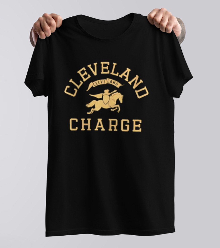 Cleveland Charge Knight Horseback Riding Cavalry Team T-Shirt