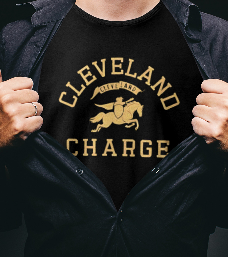 Cleveland Charge Knight Horseback Riding Cavalry Team T-Shirt