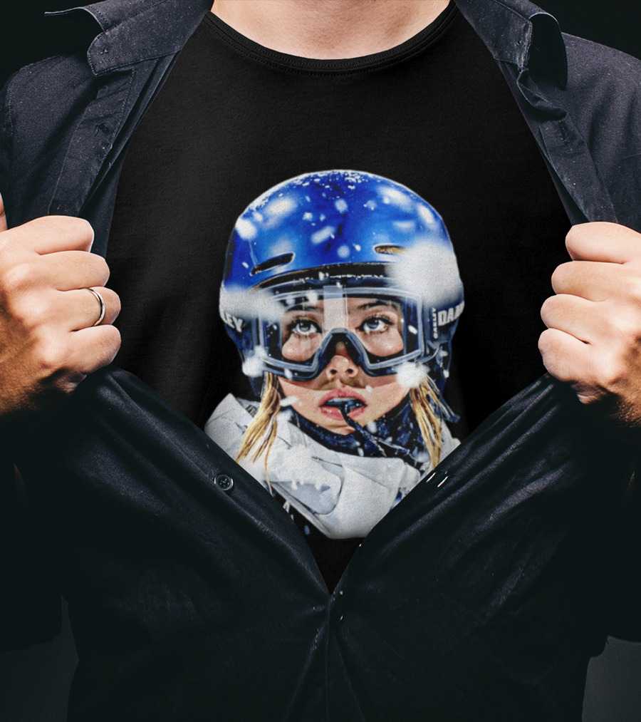 Eileen Gu Aura Snowboard Oakley Goggles Winter Sports T-Shirt