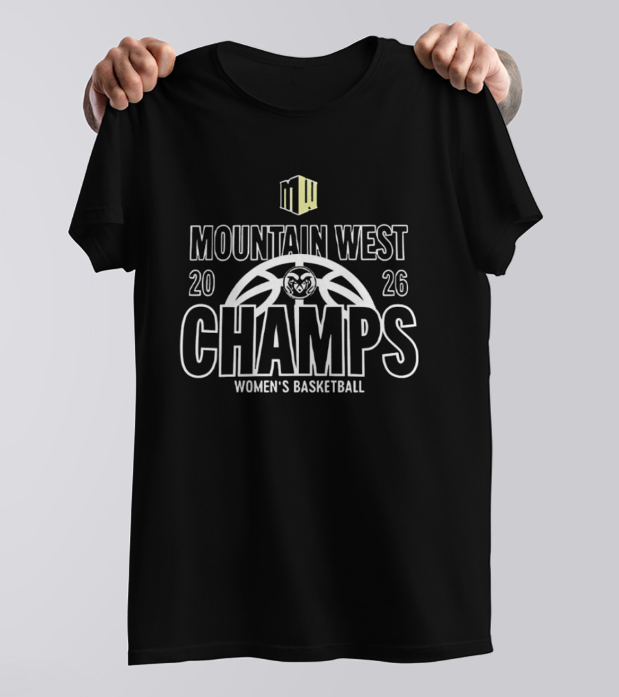Mountain West 2026 Champs Women's Basketball T-Shirt