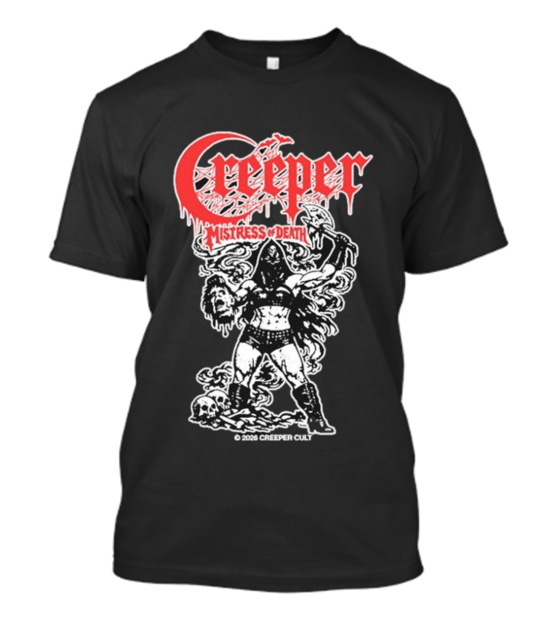Creeper Mistress Of Death Creepercult 2023 T-Shirt