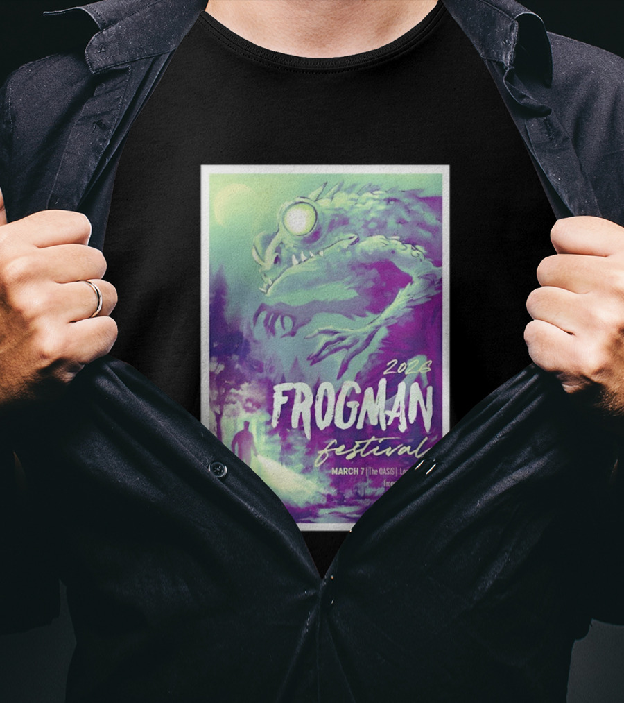 2026 Frogman Festival Loveland OH March 7 At The Oasis T-Shirt