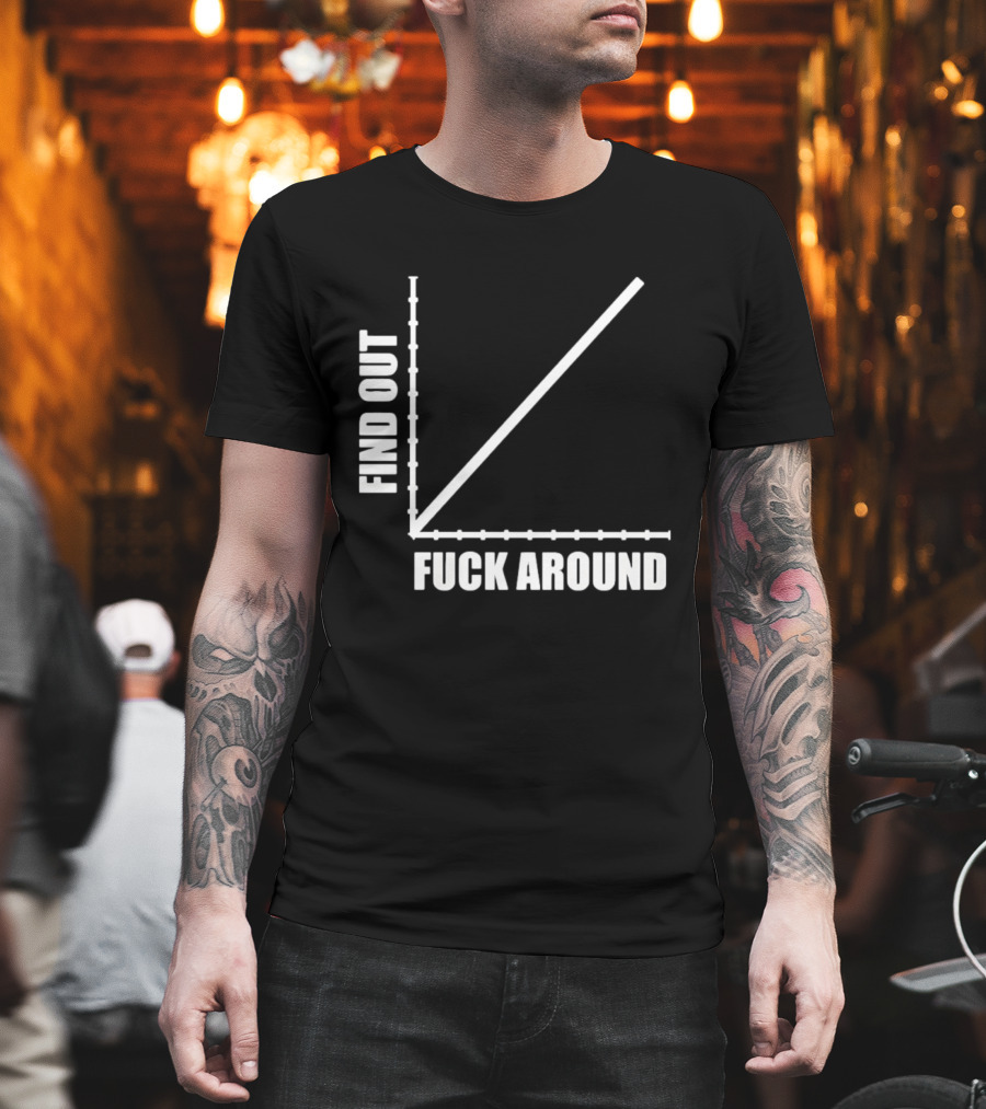 Find Out Fuck Around Graph FAFO T-Shirt
