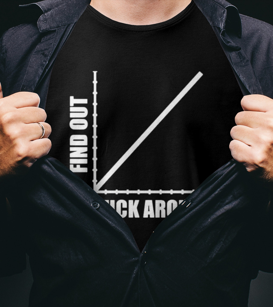 Find Out Fuck Around Graph FAFO T-Shirt