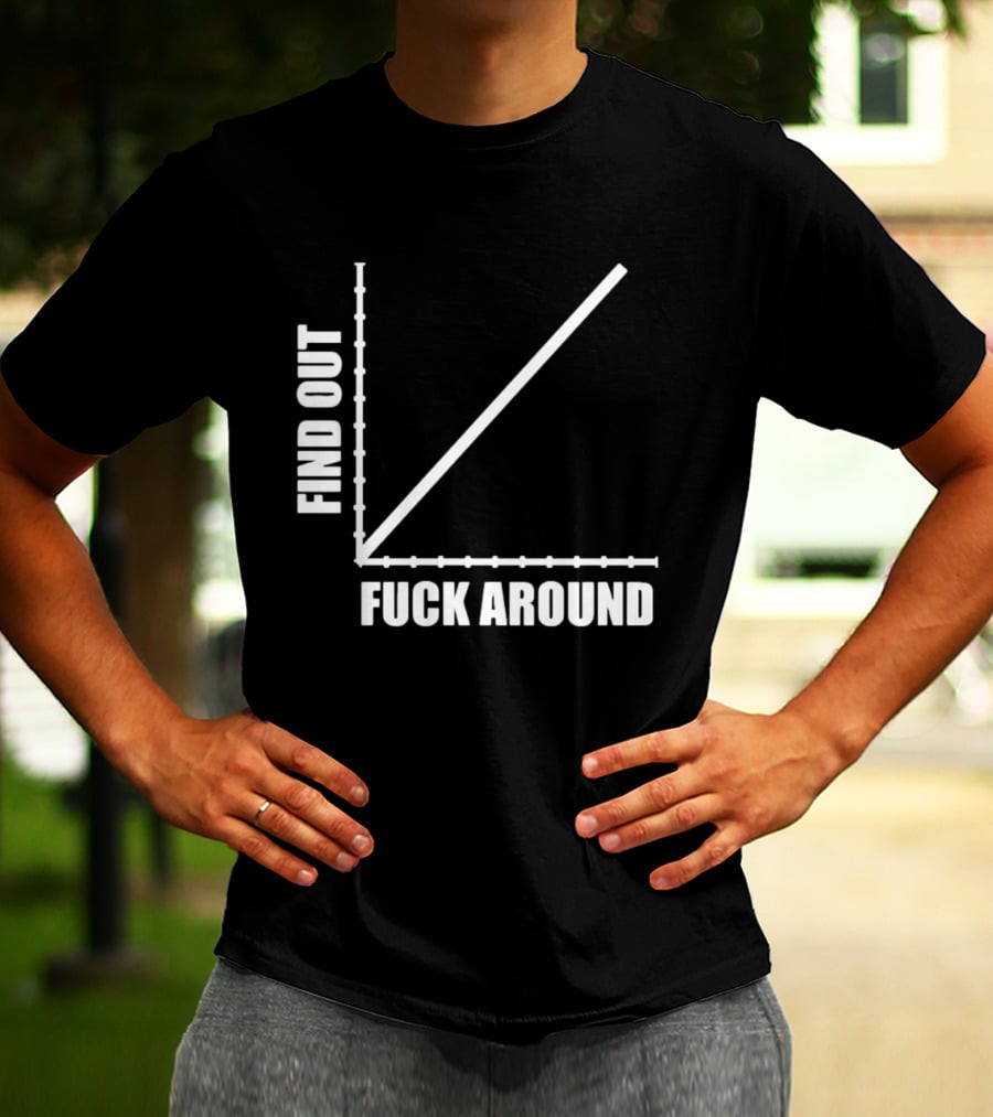 Find Out Fuck Around Graph FAFO T-Shirt