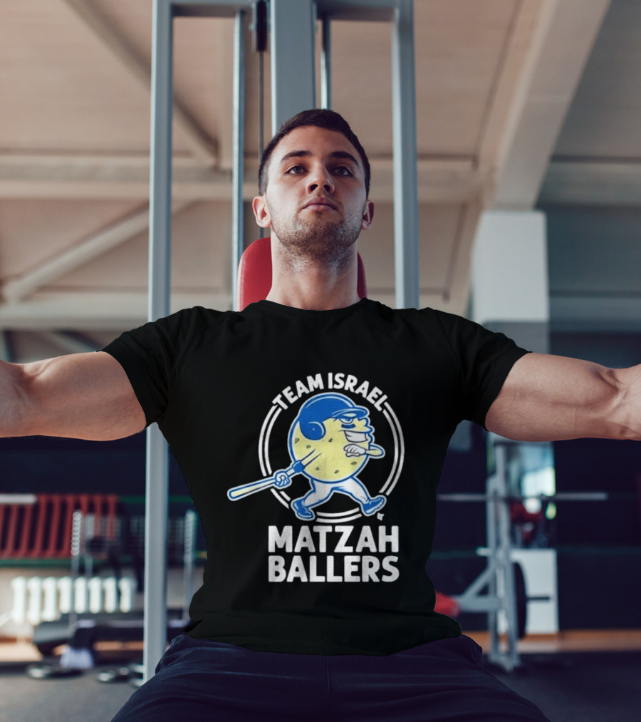 Team Israel Matzah Ballers Garrett Stubbs T-Shirt