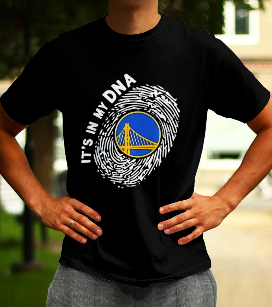 Golden State Warriors It's In My DNA Fingerprint Basketball T-Shirt